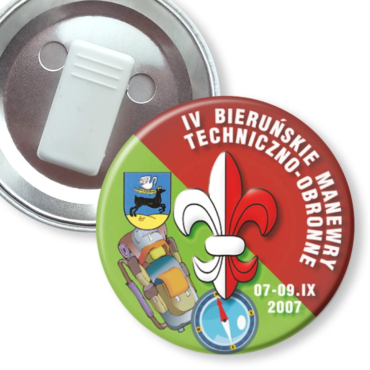 przypinka z żabką IV Bieruńskie Manewry