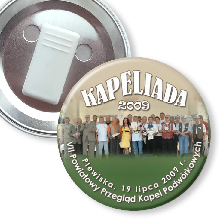 przypinka z żabką Kapeliada 2009