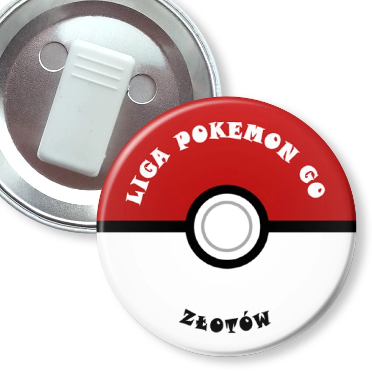 przypinka z żabką Liga Pokemon Go