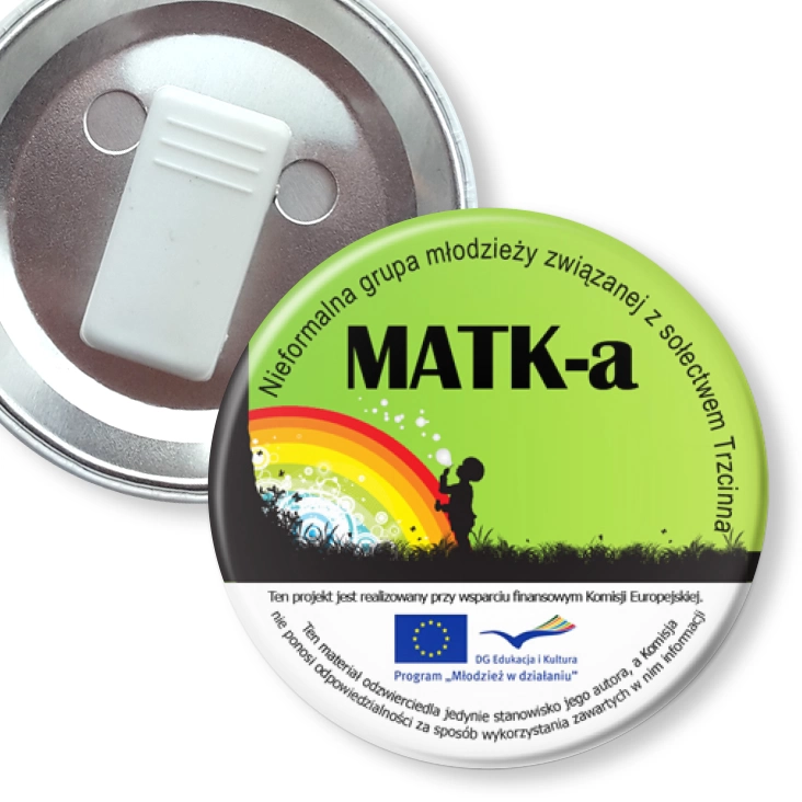 przypinka z żabką MATK-a