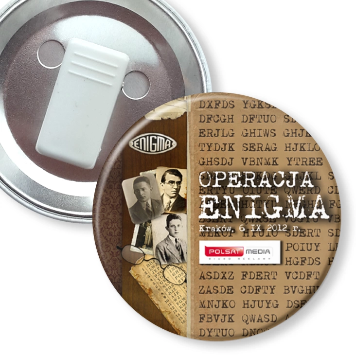 przypinka z żabką Operacja Enigma