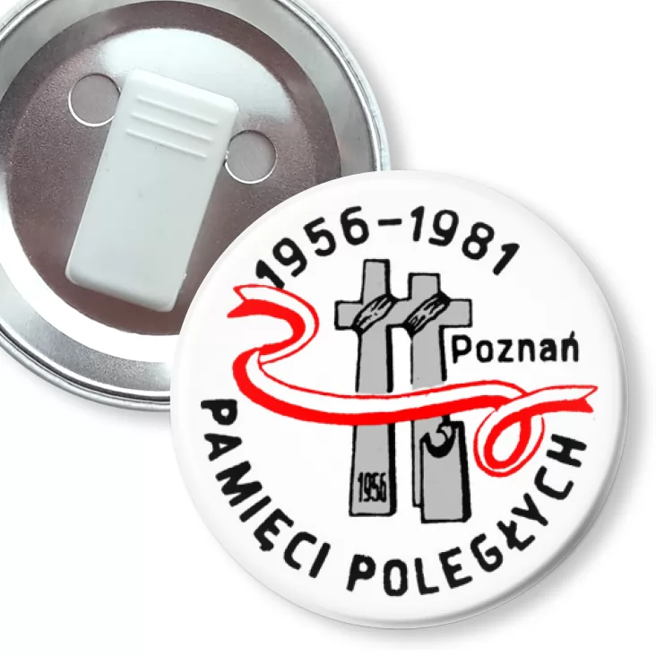 przypinka z żabką Pamięci Poległych