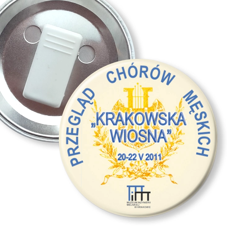 przypinka z żabką Przegląd Chórów Męskich