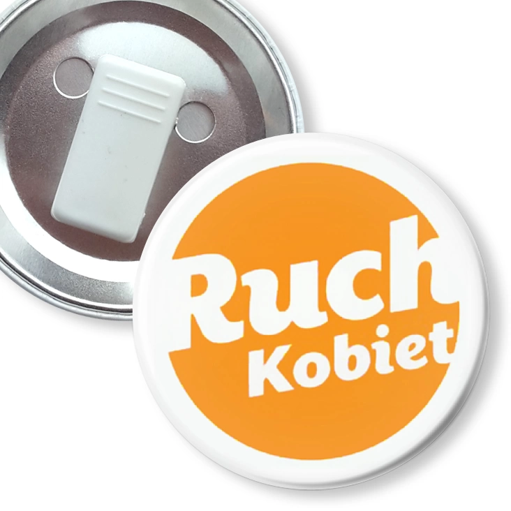 przypinka z żabką Ruch Kobiet