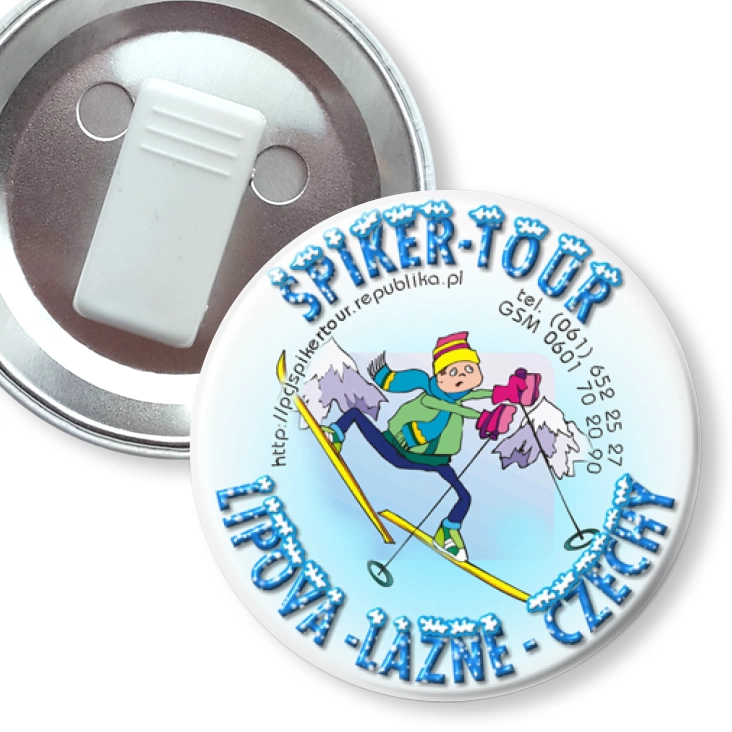 przypinka z żabką Spiker-Tour Czechy
