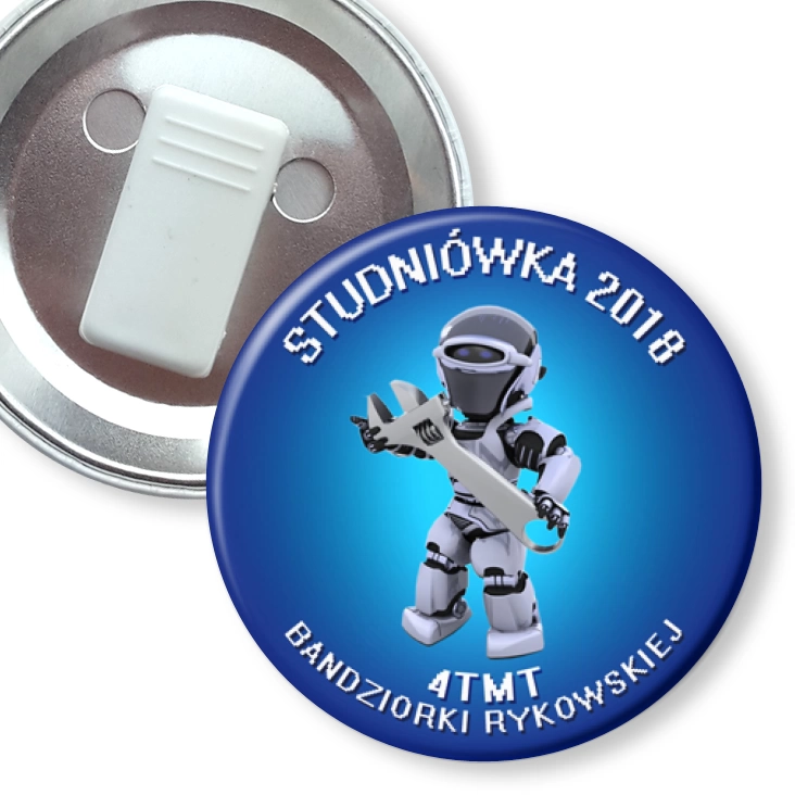 przypinka z żabką Studniówka 2018