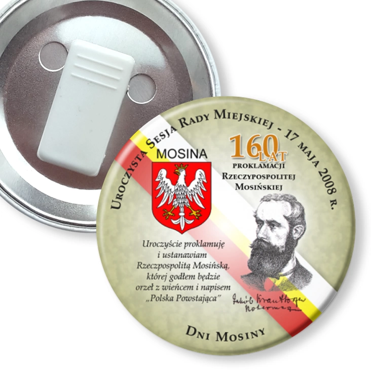 przypinka z żabką Uroczysta Sesja Rady Miejskiej