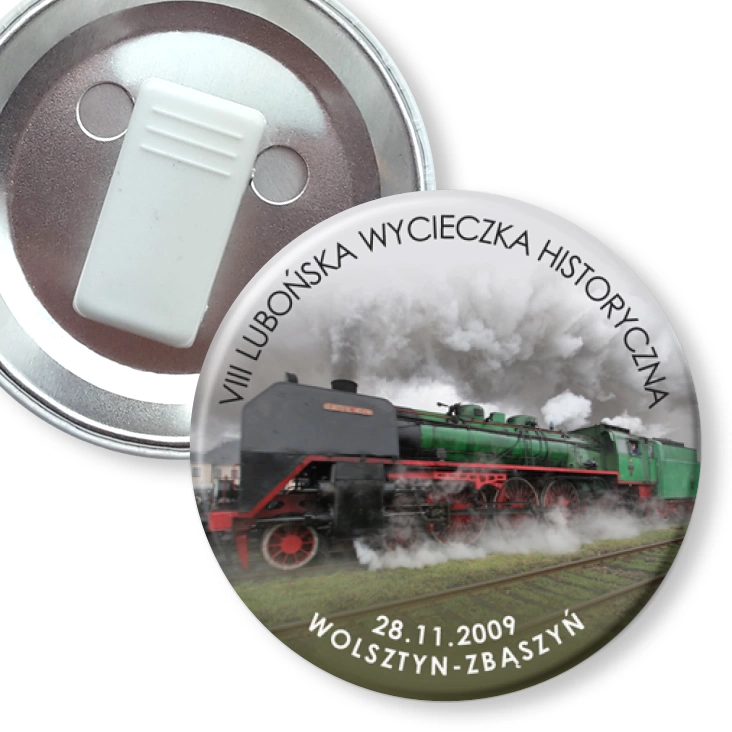 przypinka z żabką VIII Lubońska Wycieczka Historyczna