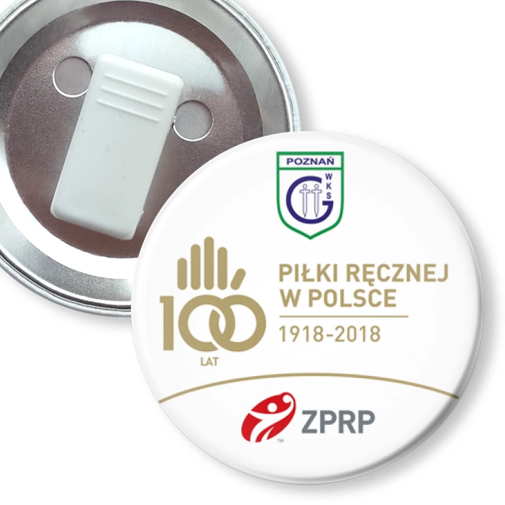 przypinka z żabką WKS Grunwald