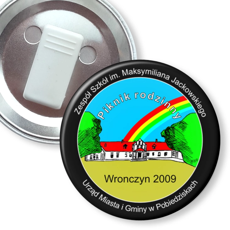 przypinka z żabką Wronczyn 2009