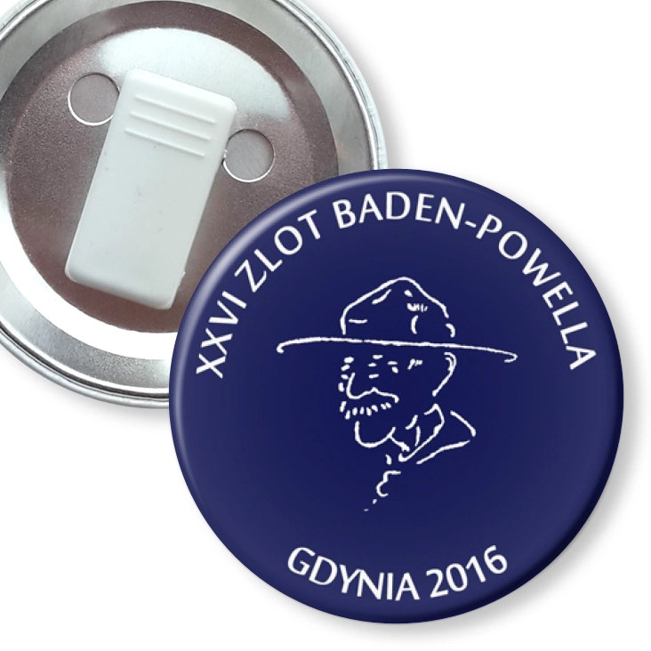 przypinka z żabką Zlot Baden-Powella