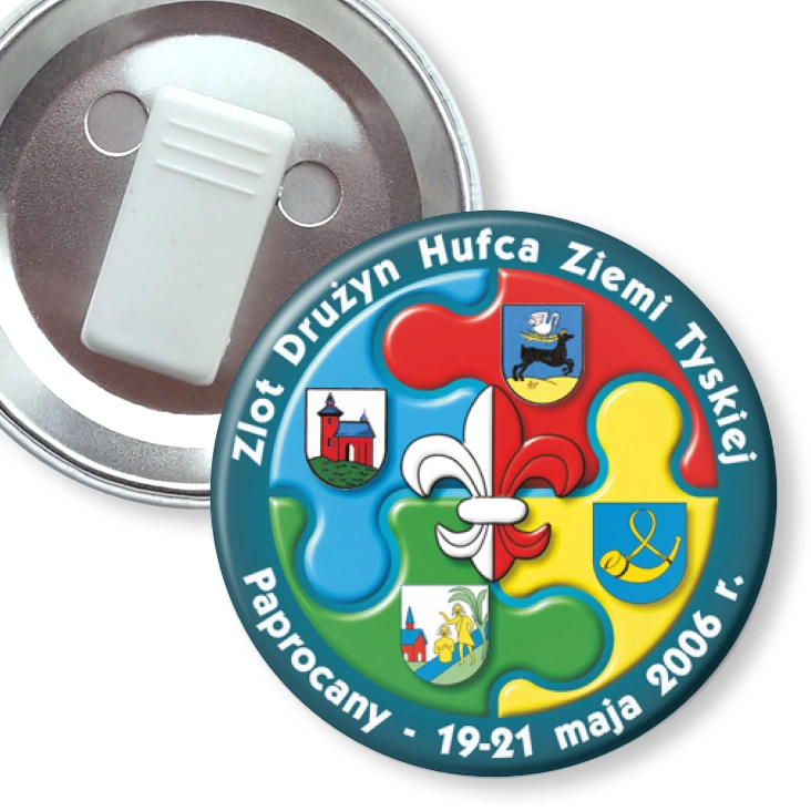 przypinka z żabką Zlot Drużyn Hufca Ziemi Tyskiej 2006