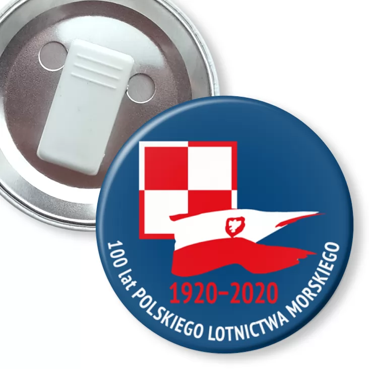 przypinka z żabką 100 lat Polskiego Lotnictwa Morskiego