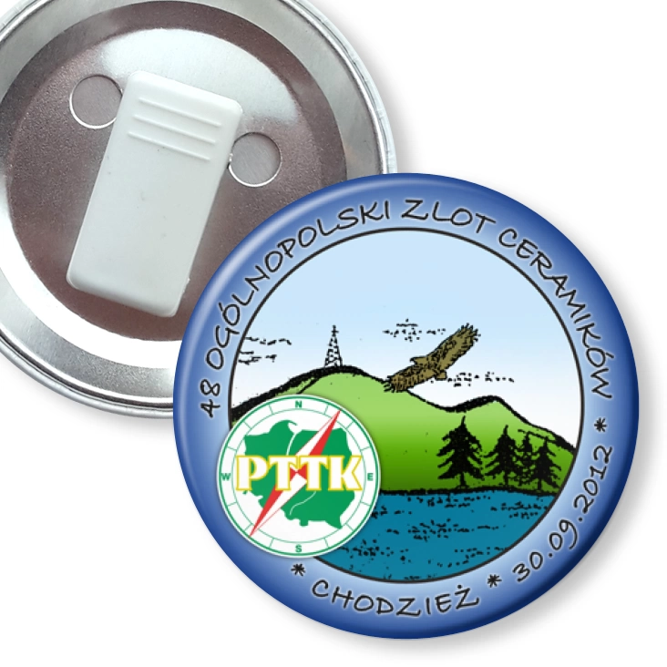 przypinka z żabką 48 Ogólnopolski Zlot Ceramików