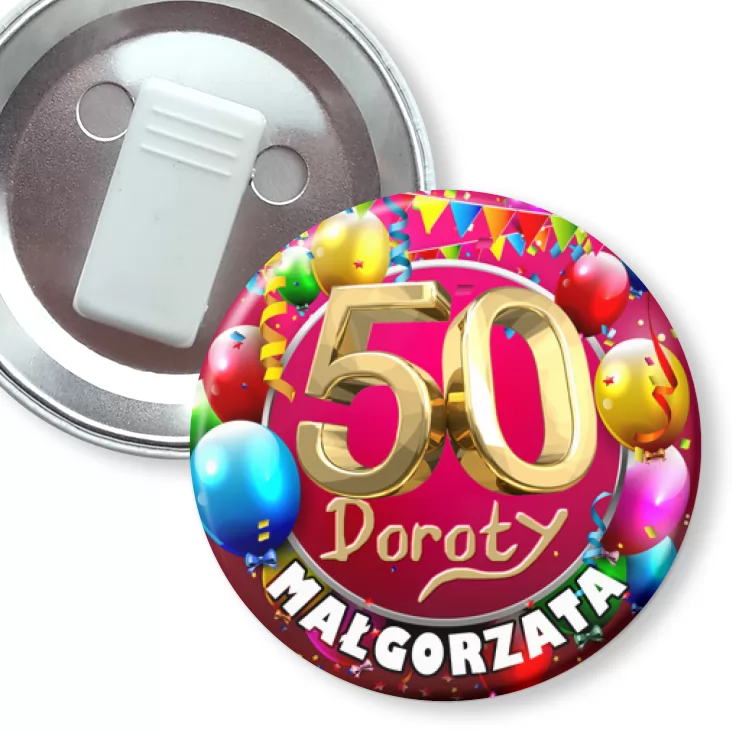 przypinka z żabką 50 Doroty