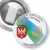 Przypinka z żabką 50-lecie Kooła PZW Mosina - Horby