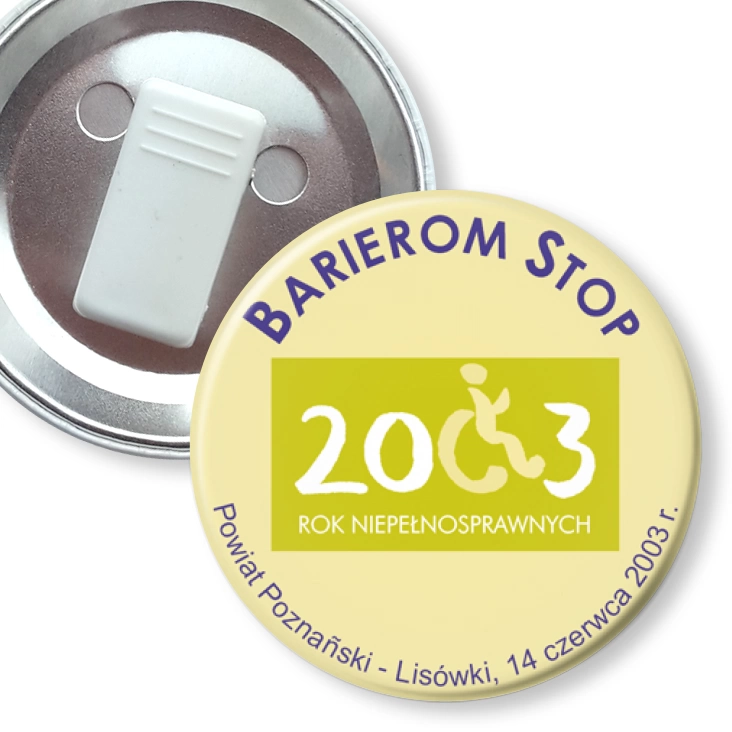 przypinka z żabką Babierom STOP