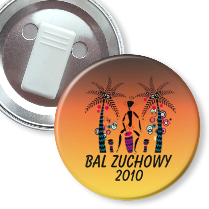 przypinka z żabką Bal zuchowy 2010