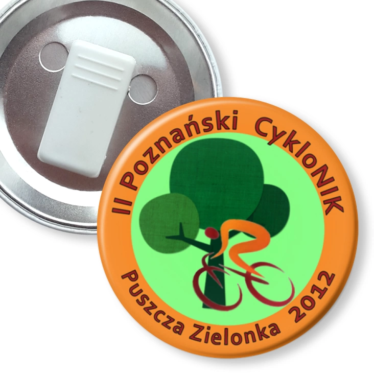 przypinka z żabką Cyklonik 2012