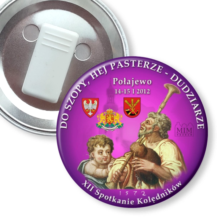 przypinka z żabką Dudziarze 2012