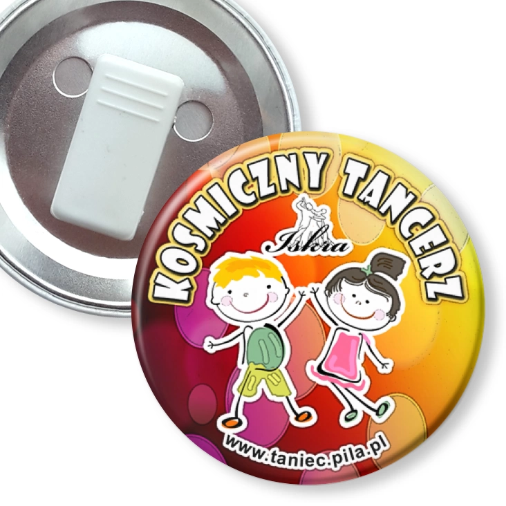 przypinka z żabką Iskra - Kosmiczny Tancerz