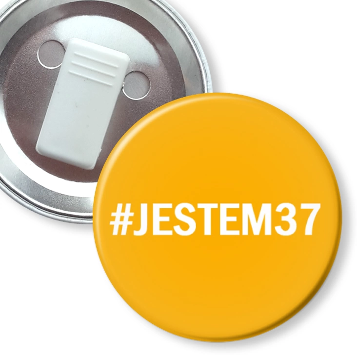 przypinka z żabką #jestem37