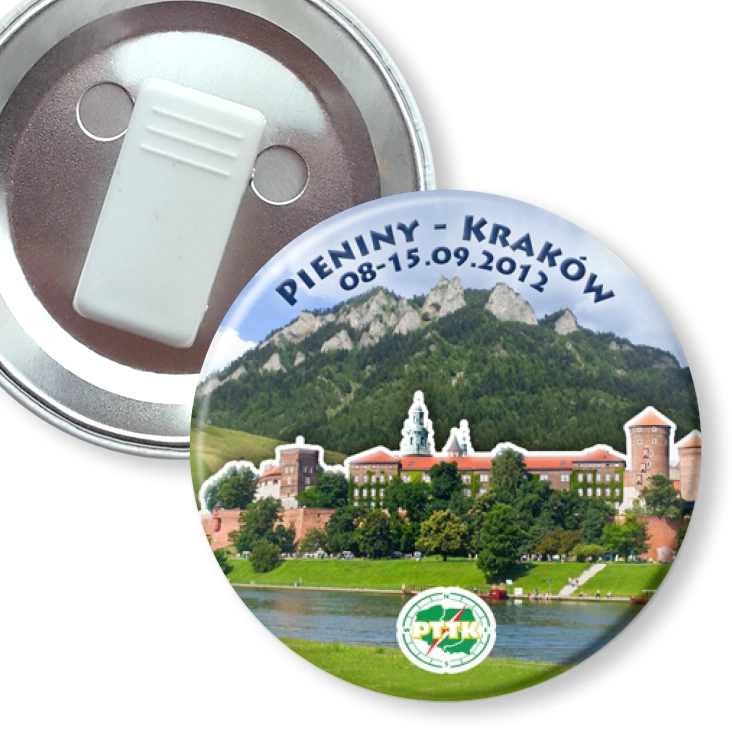 przypinka z żabką Pieniny - Kraków