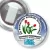 Przypinka z żabką Powiatowy Konkurs Recytatorski - Wiosenne Przebudzenie 2006
