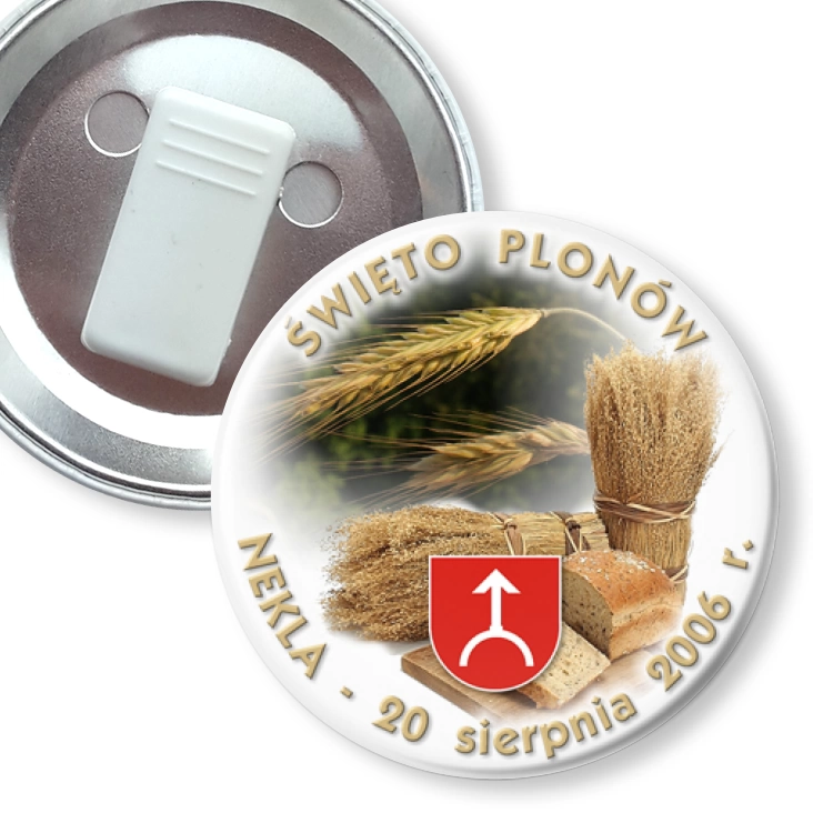 przypinka z żabką Święto Plonów 2006