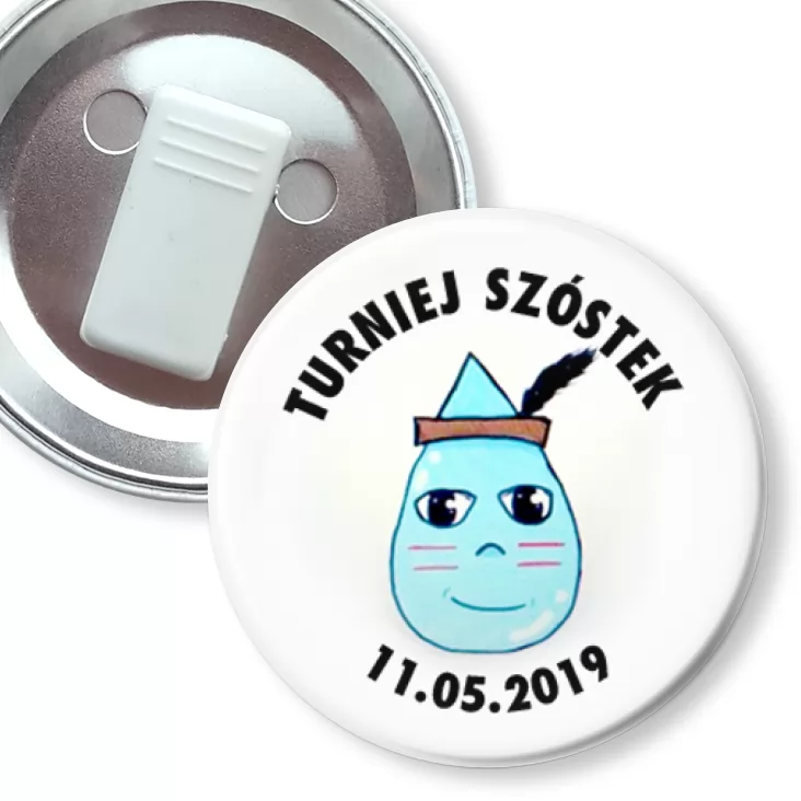 przypinka z żabką Turniej szóstek