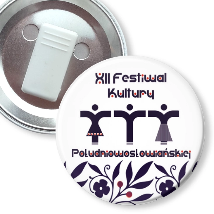 przypinka z żabką XII Festiwal Kultury Południowosłowiańskiej
