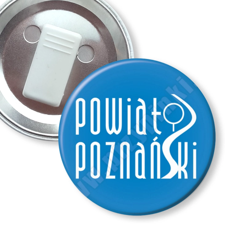 przypinka z żabką Powiat Poznański