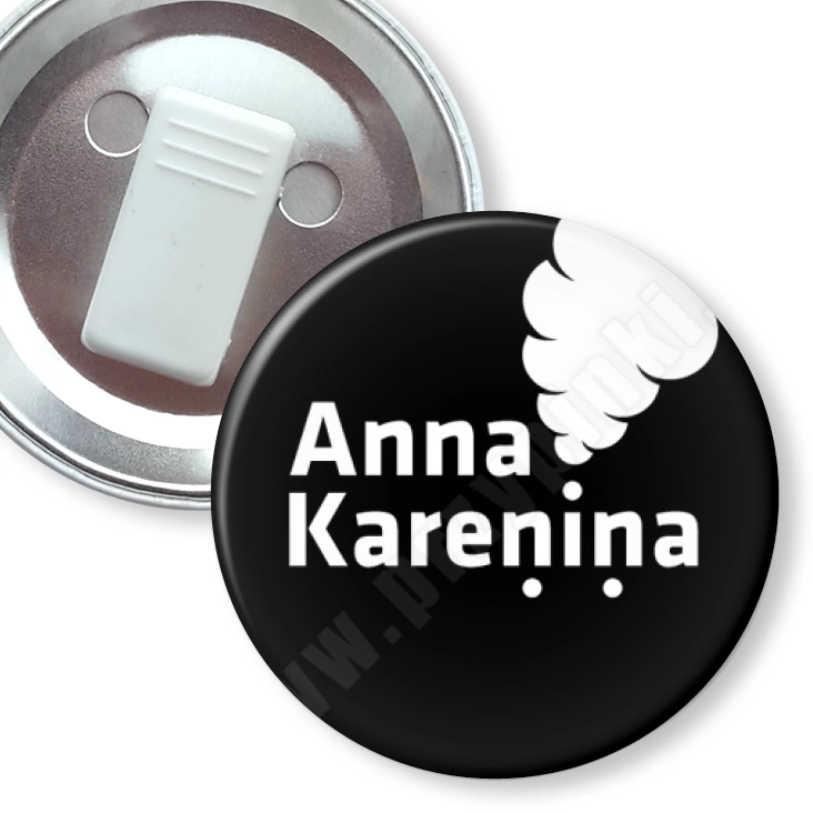 przypinka z żabką Anna Karenina