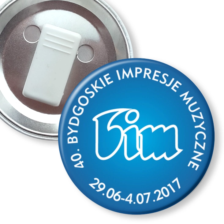 przypinka z żabką BIM 2017