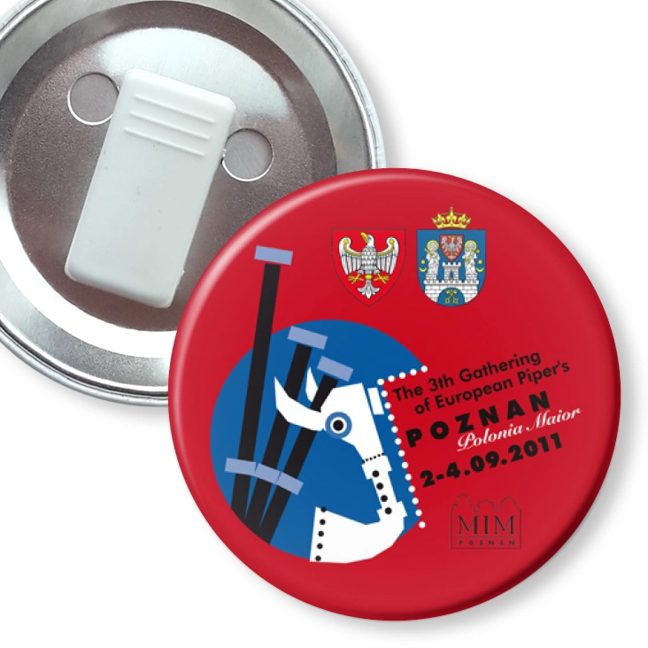 przypinka z żabką III Zlot Dudziarzy Europy