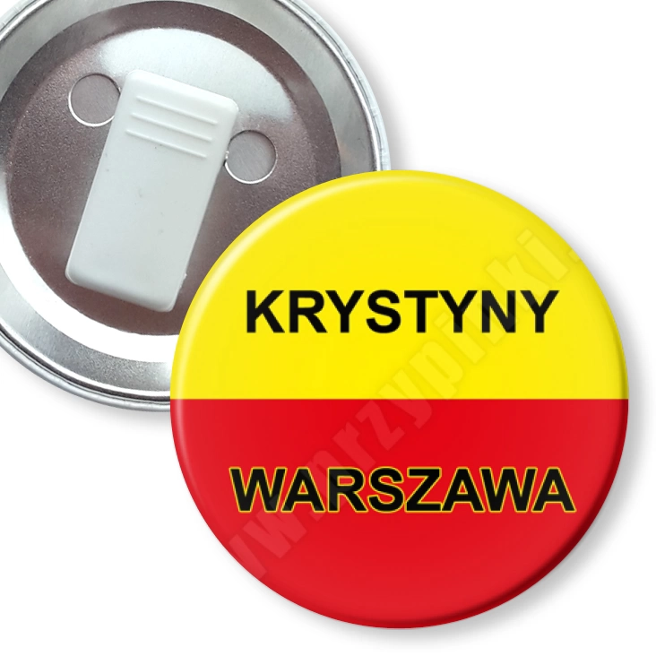 przypinka z żabką Krystyny