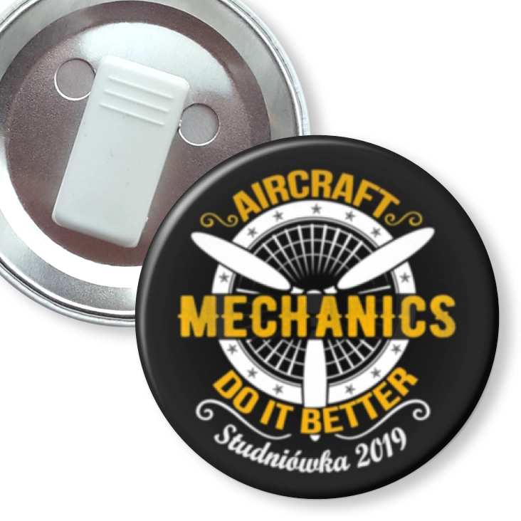 przypinka z żabką Mechanics