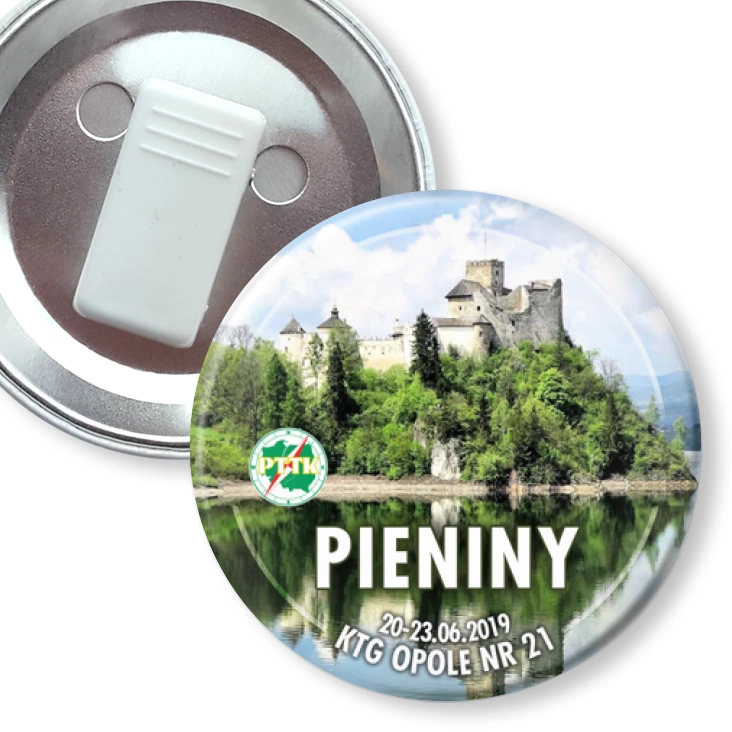 przypinka z żabką Pieniny