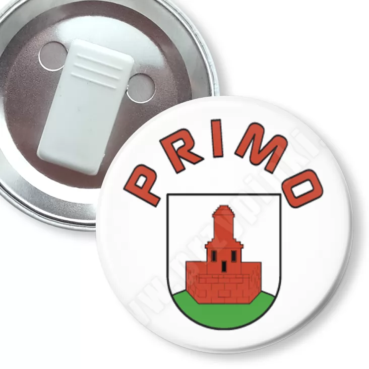 przypinka z żabką Primo