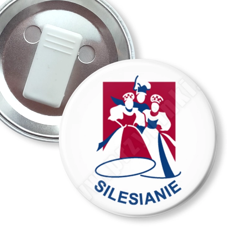 przypinka z żabką Silesianie