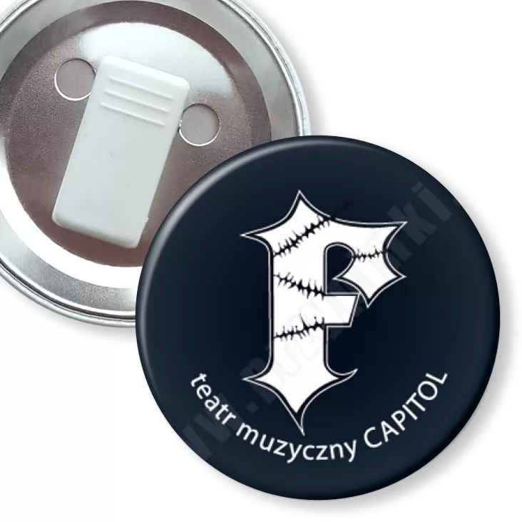 przypinka z żabką Teatr Muzyczny Capitol