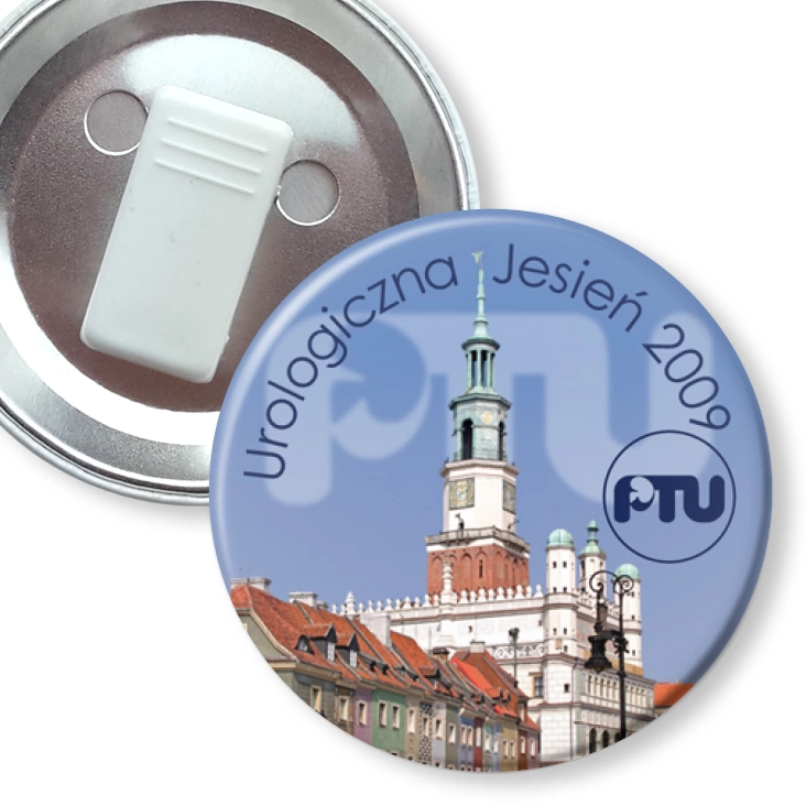 przypinka z żabką Urologiczna Jesień 2009