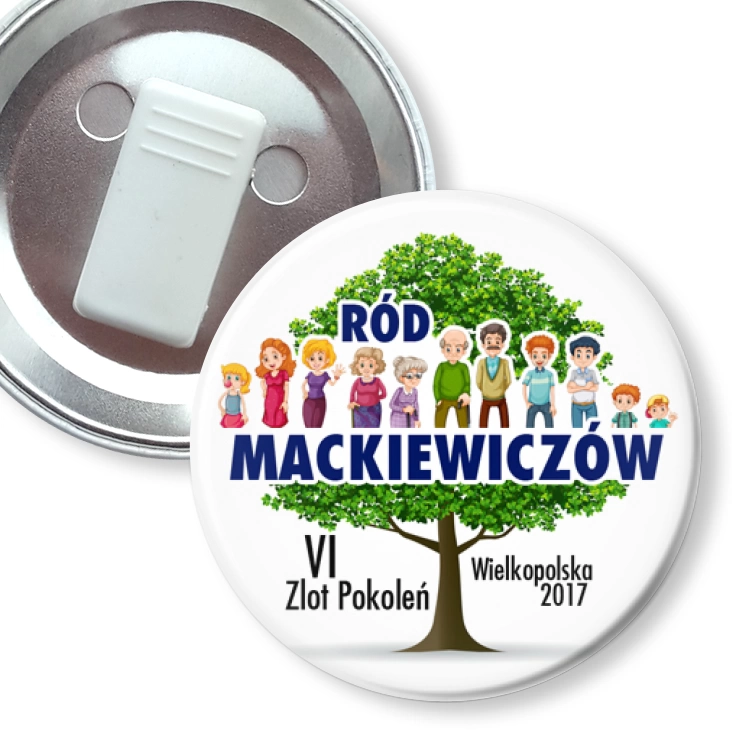 przypinka z żabką Zjazd Rodzinny