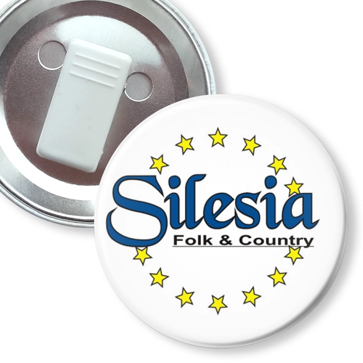 przypinka z żabką Silesia - Folk & Country