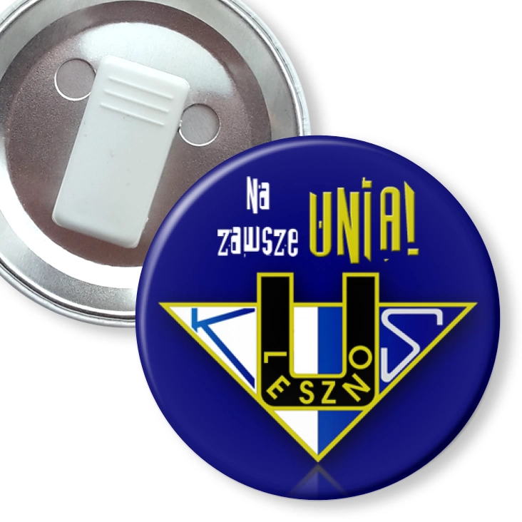 przypinka z żabką Unia Leszno