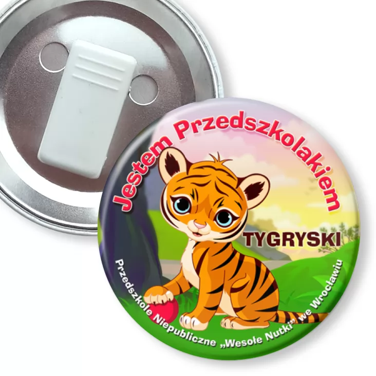 przypinka z żabką Wesołe Nutki