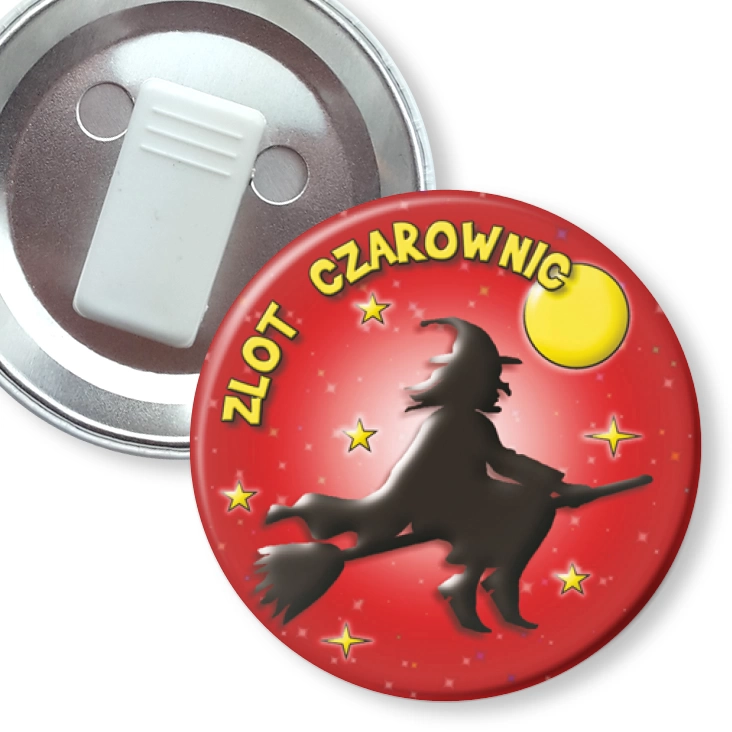 przypinka z żabką Zlot Czarownic