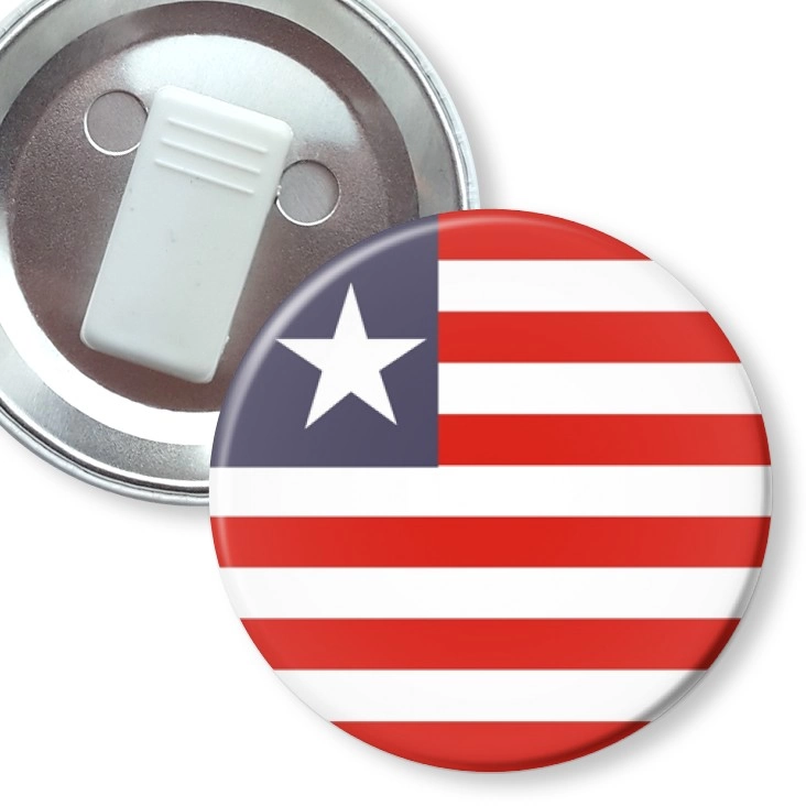 przypinka z żabką liberia