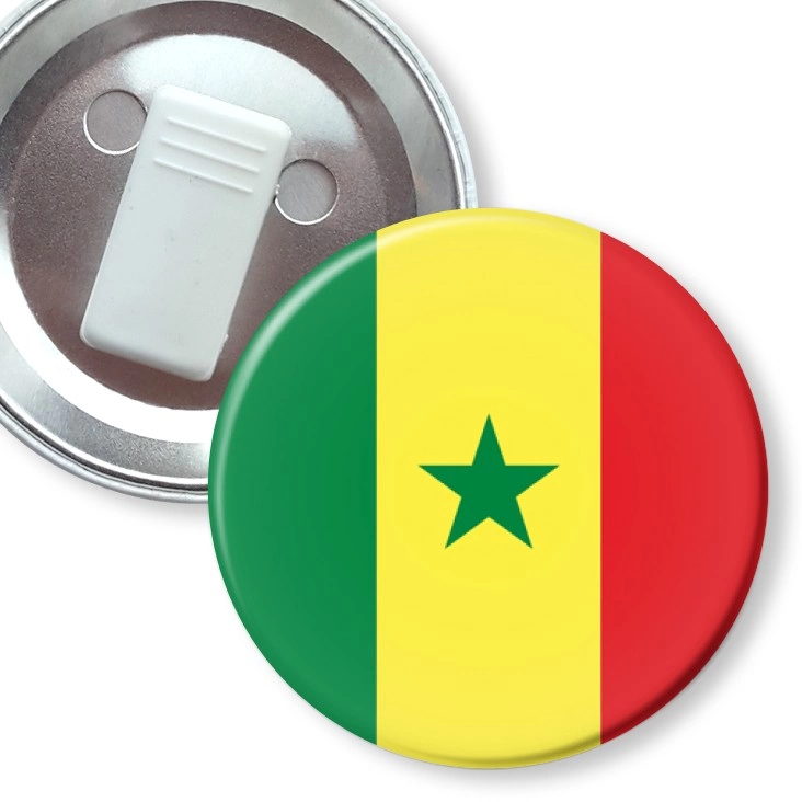 przypinka z żabką Senegal