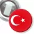 Przypinka z żabką Flaga Turcja